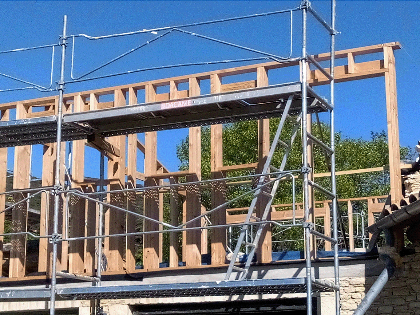 construction maison le pegue 1